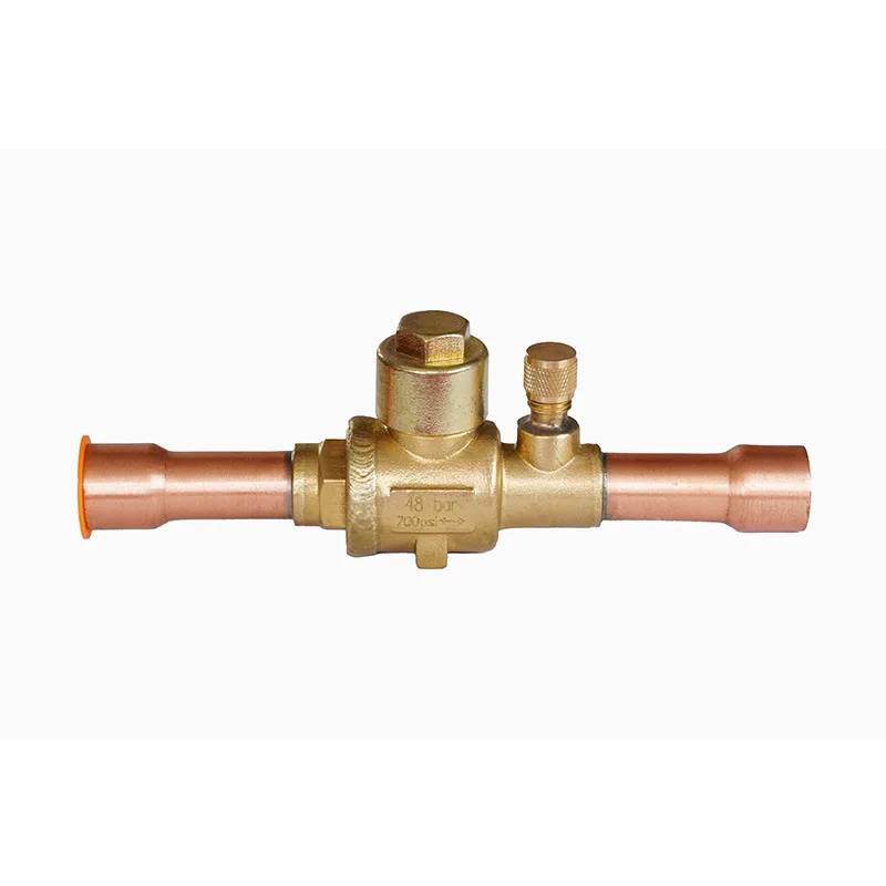 Green valve Multi-Position Service Valves Refrigeration compressor globe valve