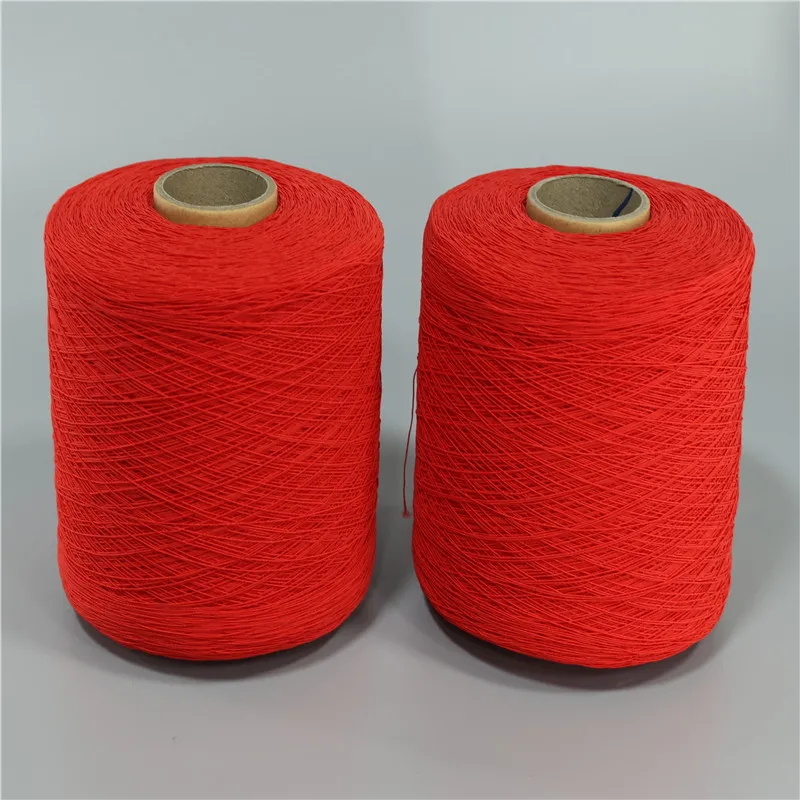 28#32#40#42#48#52#63#80#90#100# Polyester Spandex Latex Rubber Thread Covered Elastic Material Yarn For Sofa Belt