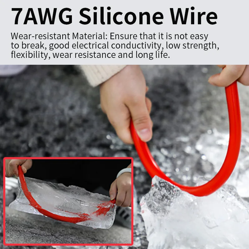 24V Anderson SZ 50A 600V NE PAS Plug Connector Jump Starter Crocodile Clip Car Booster Cable