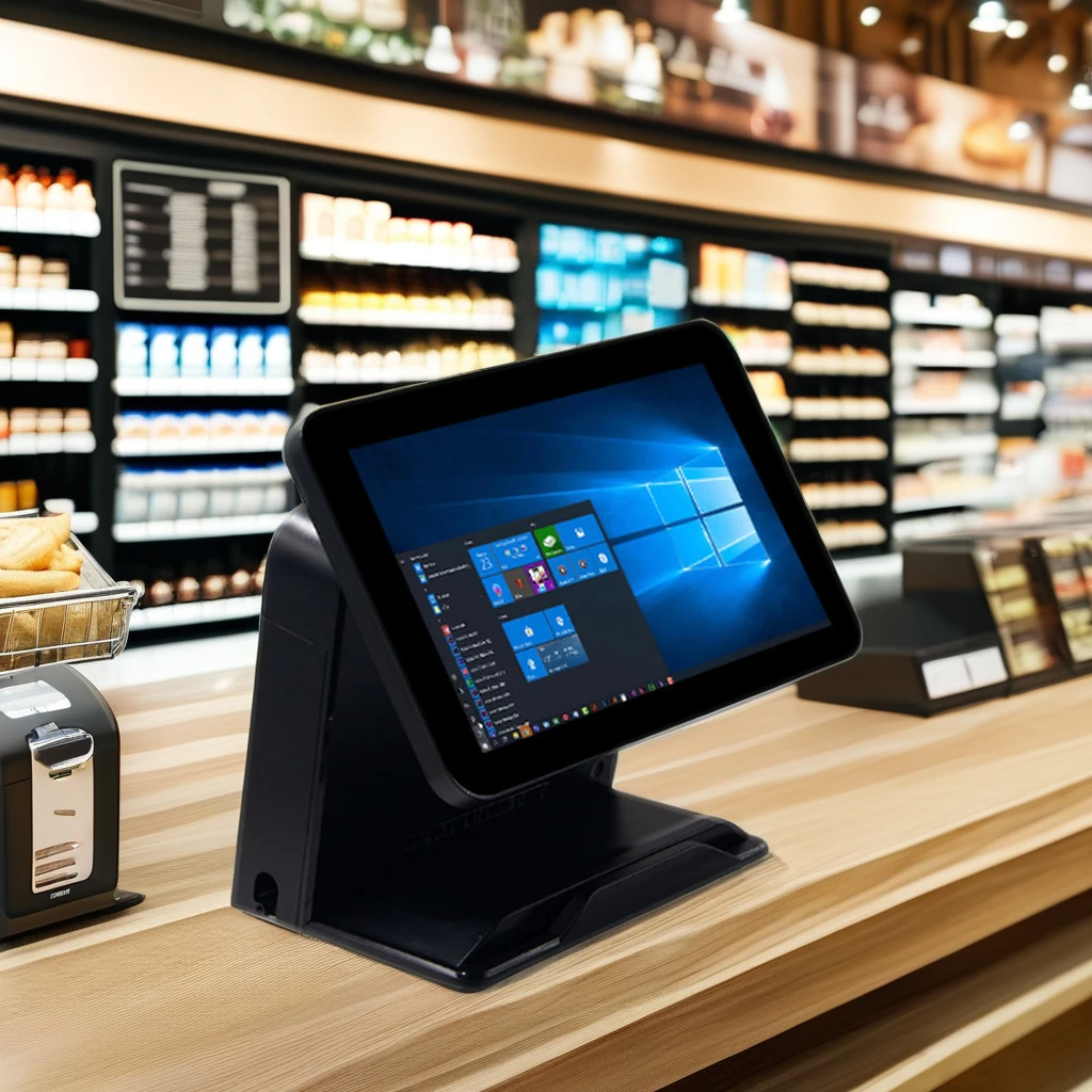 Wholesale POS System SC-400 15.6 Inch Retail POS Terminal Commercial POS Machine Cash Drawer Printer WiFi Optional Retail Shops