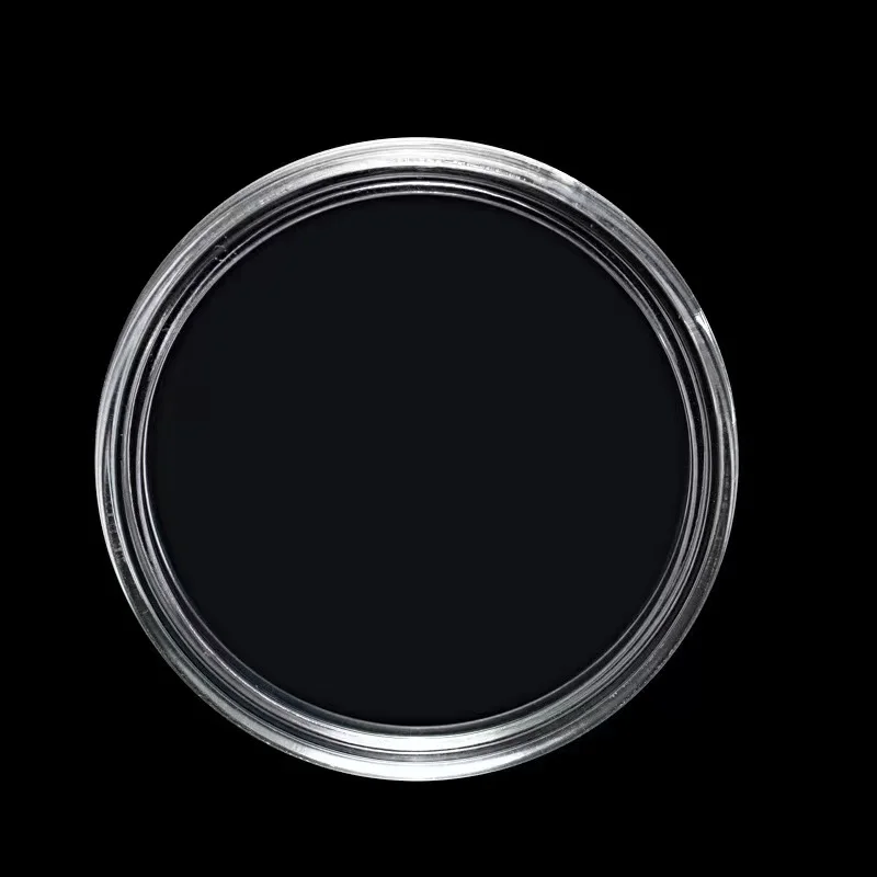 Factory supply low MOQ customized design clear round acrylic coin capsules storage box 39mm coin capsules