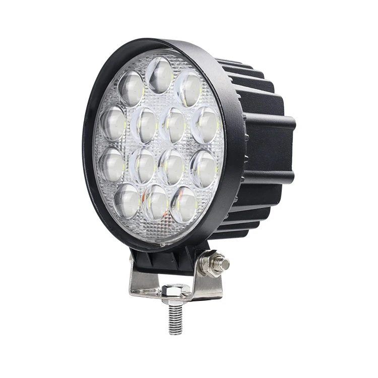 2021 Aurora 14PCS x 3W High Intensity Epsitar  5D LED Work Light With 12V 24V Driving Light