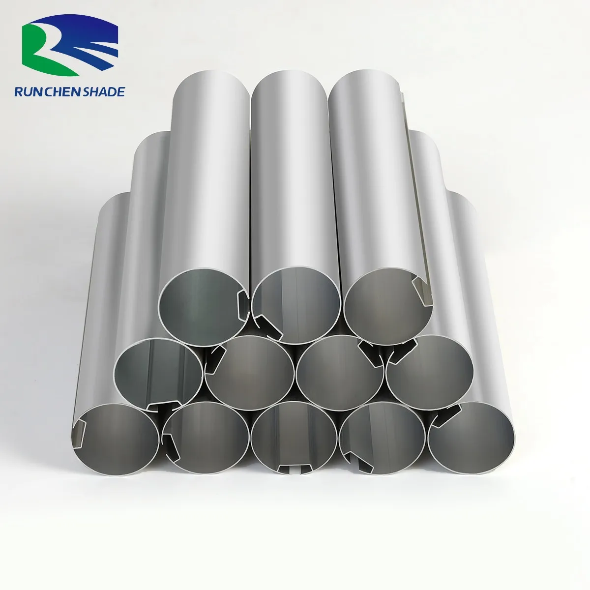 Aluminum Extruded Profile Curtain Rail Track Blind Roller Tube