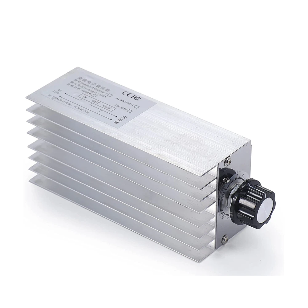 AC 220V 6000W SCR регулятор напряжения электронный диммер термостат контроллер скорости двигателя вольт пресс-форм