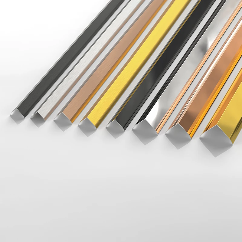 Background Wall Decoration Mirror Adhesive Mirror Wall Stainless Steel Sticker Gold Strips