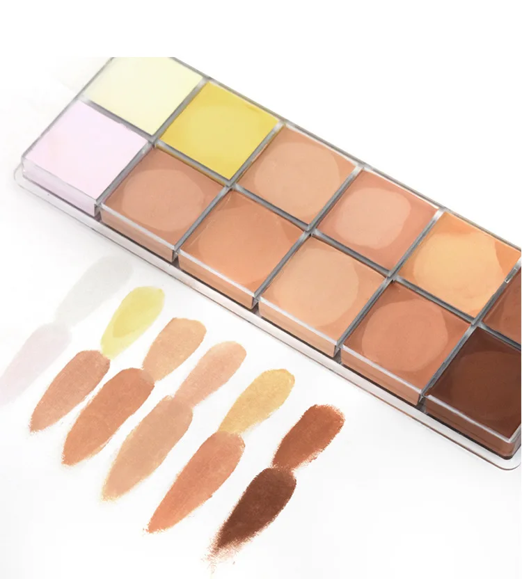 12 Color Concealer Palette Makeup Contour Palette Blush Palette Blush Customized Private Label