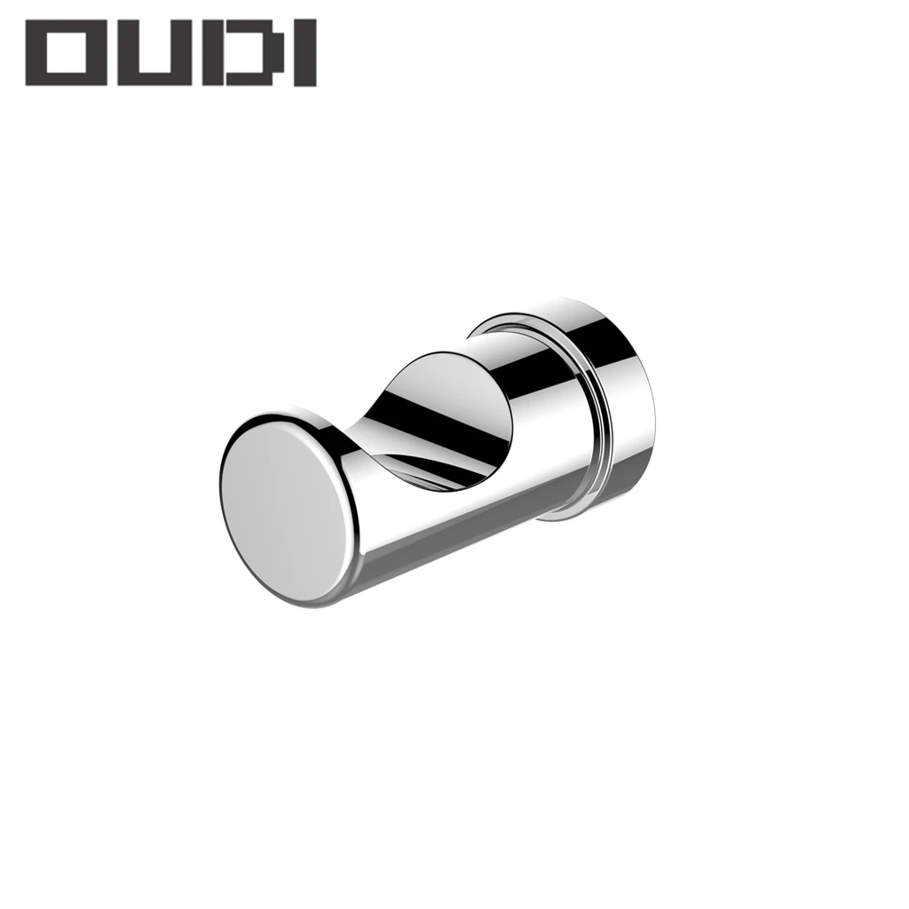 
Hot Selling Hotel Bathroom Wall Brass Black Chrome Towel Clothes Robe Hook 