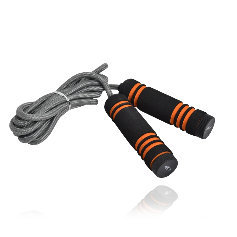New Design Heavy Steel Cable Wire Bearing Weighted Skipping Rope Strength Training Skip Rope Jump Rope