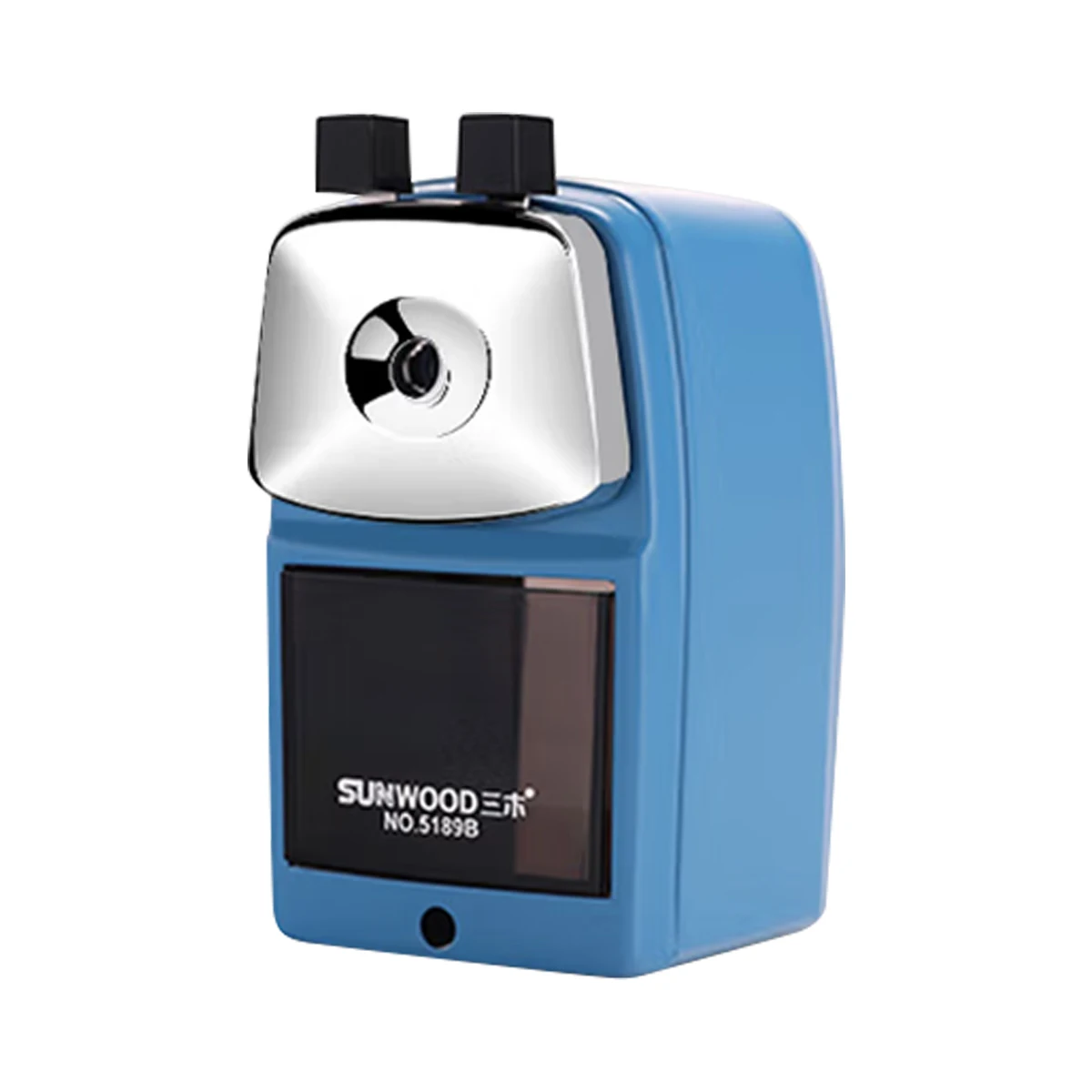 SUNWOOD Metal Manual Pencil Sharpener for Office Home School Blue High Quality for Kid Stationery Gift 5189B One carton(36pcs)