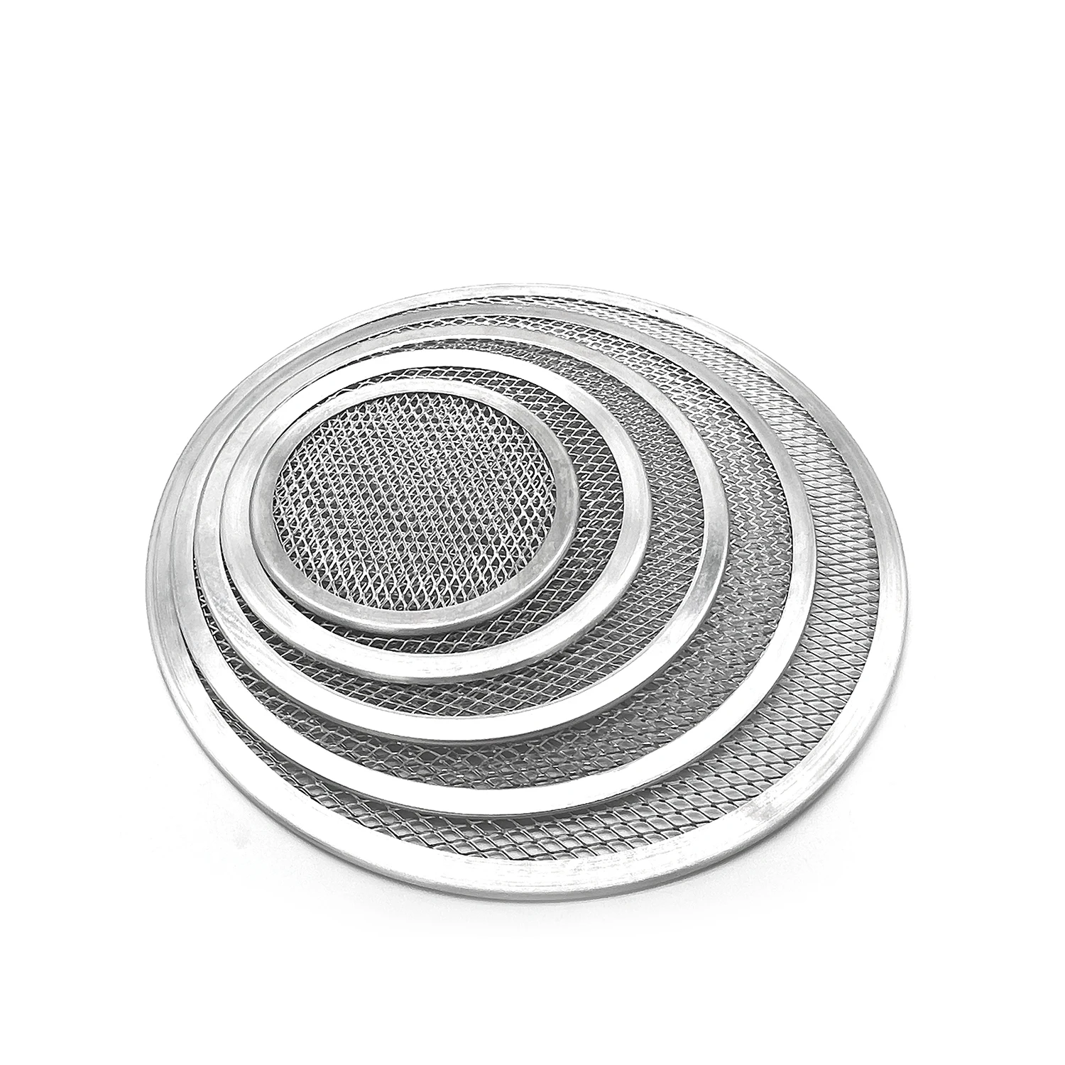 Термостойкий алюминиевый сетчатый лоток для пиццы 8 10 12 14 16 дюймов