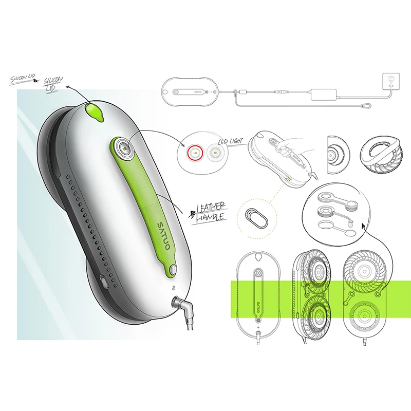 Robot vacuum cleaner Electric mop Window wall cleaning commercial humanoid  kit Intelligent window cleaner robot