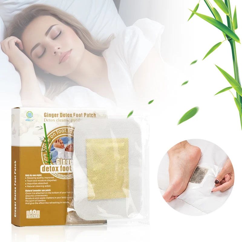 Relax foot patch for remove toxin original ginger detox foot patch