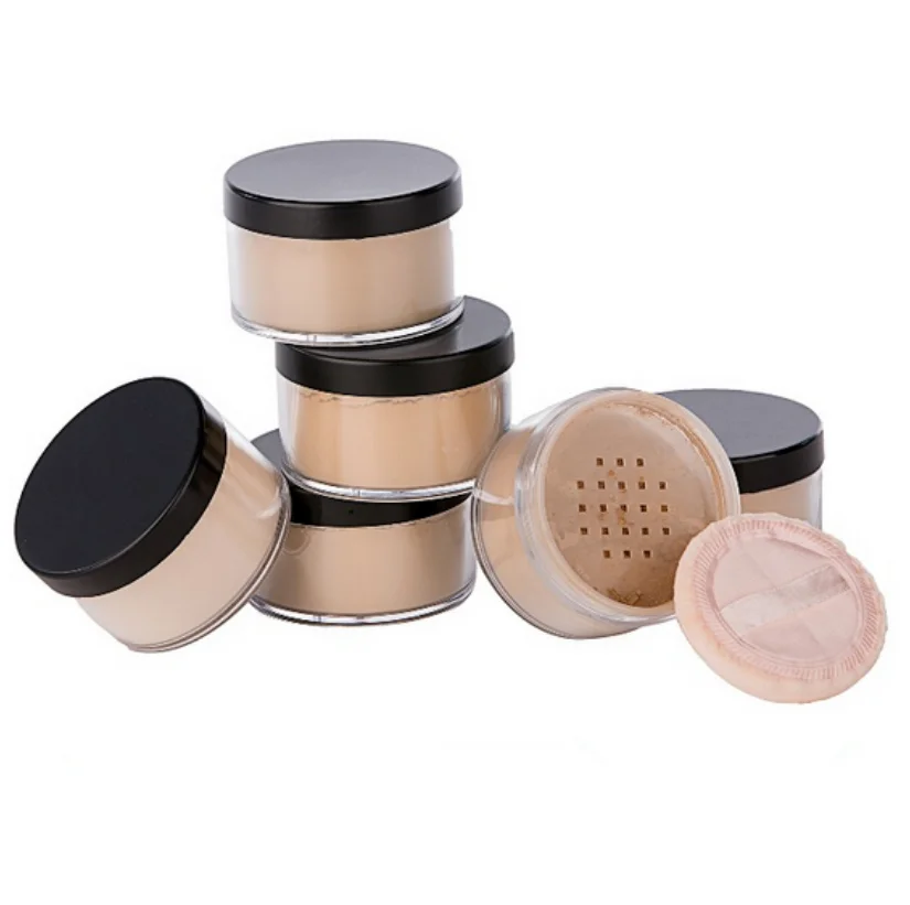 Private Label Vegan Dark Skin Cosmetics Makeup Smooth Loose Setting Powder Translucent Face Powder
