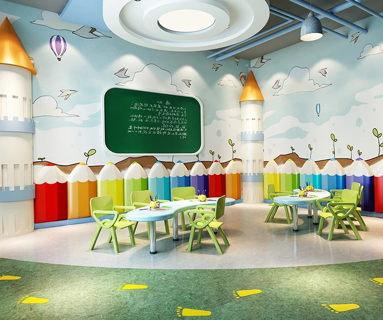 New design baby cute soft play wall padding mat for kids protective foam wall padding