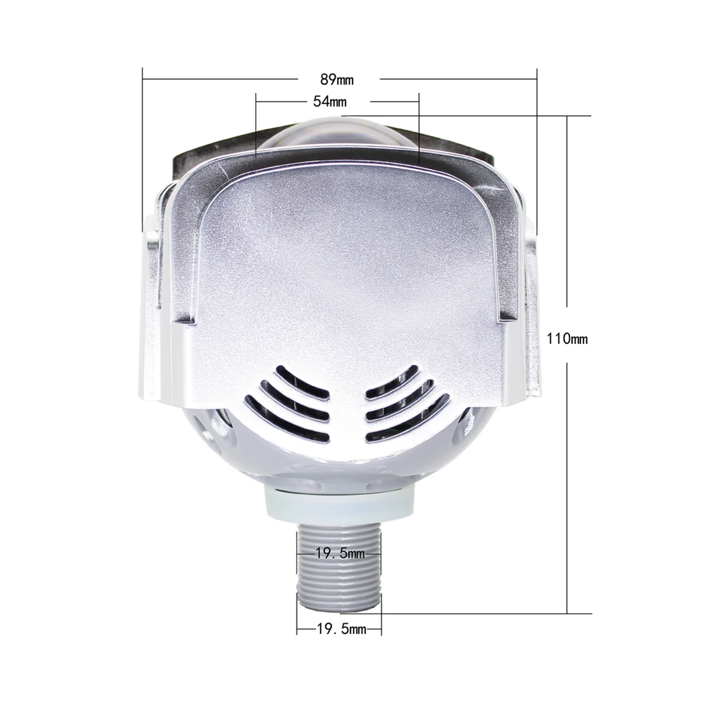 TAOCHIS Car Aozoom 3.0 inch 12v 30W headlamp Special LED High Beam projector Lens with devil eyes Blue Red White H4 H7 9005 9006