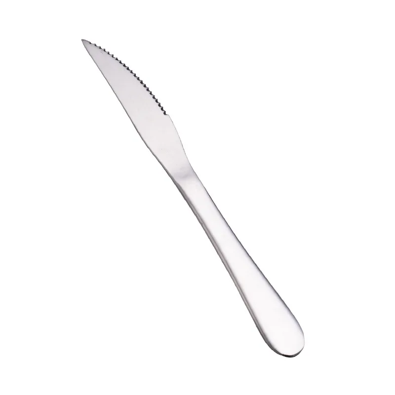 Savall HoReCa Cheap custom new spring silver stainless steel 1012 cutlery set flatware Knife Fork Spoons Dinner Set for hotel