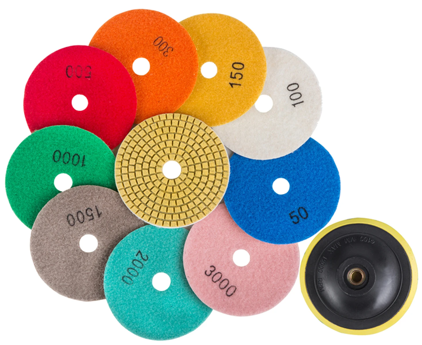 Good Quality Durable Diamond Polishing Pads Granite Polishing Pads Diamond For Marble And Granit