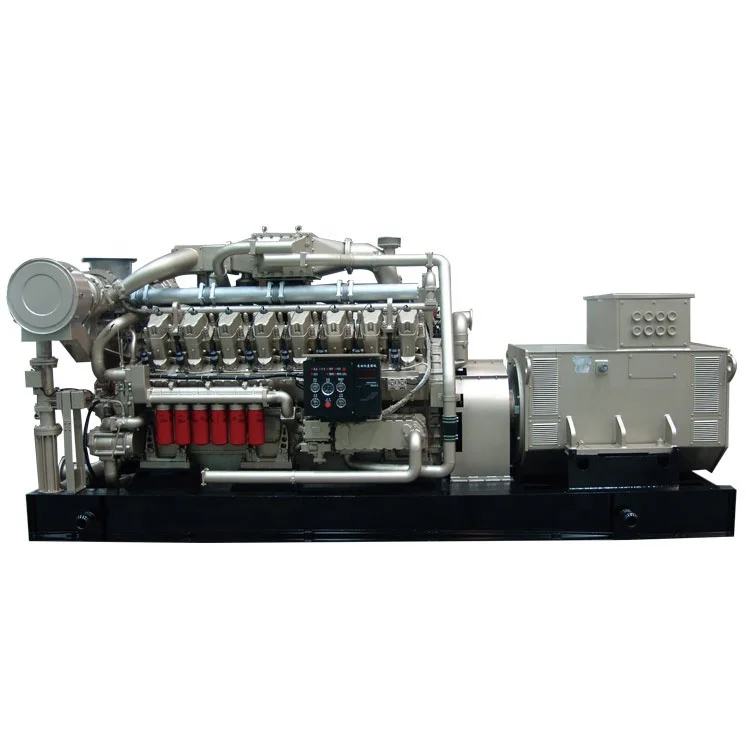 Китай Промышленный газ + поколение + оборудование 1000 кВт биогазовый генератор цена