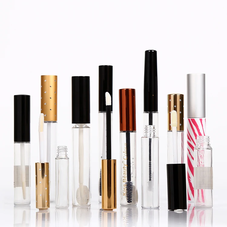 Plastic + aluminum material Empty mascara tube packaging.