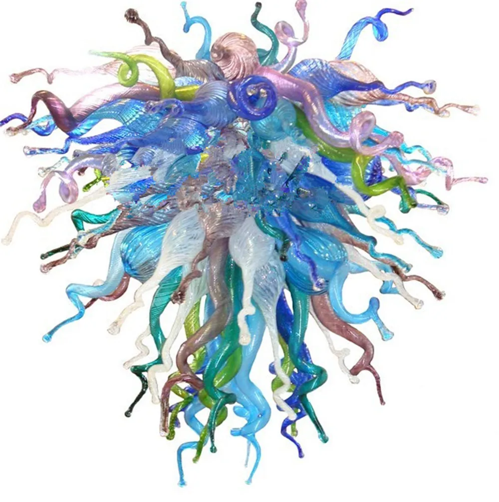 Newest Design Colorful Suspended Lights for Home Ceiling Customize Showroom Inside Lobby Chandelier