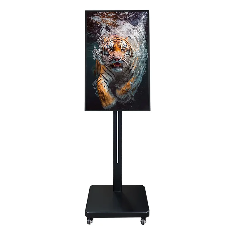 COSUN Portable Smart TV 32 inch Android Wireless movable Built-in Battery Stand Interactive Smart Display