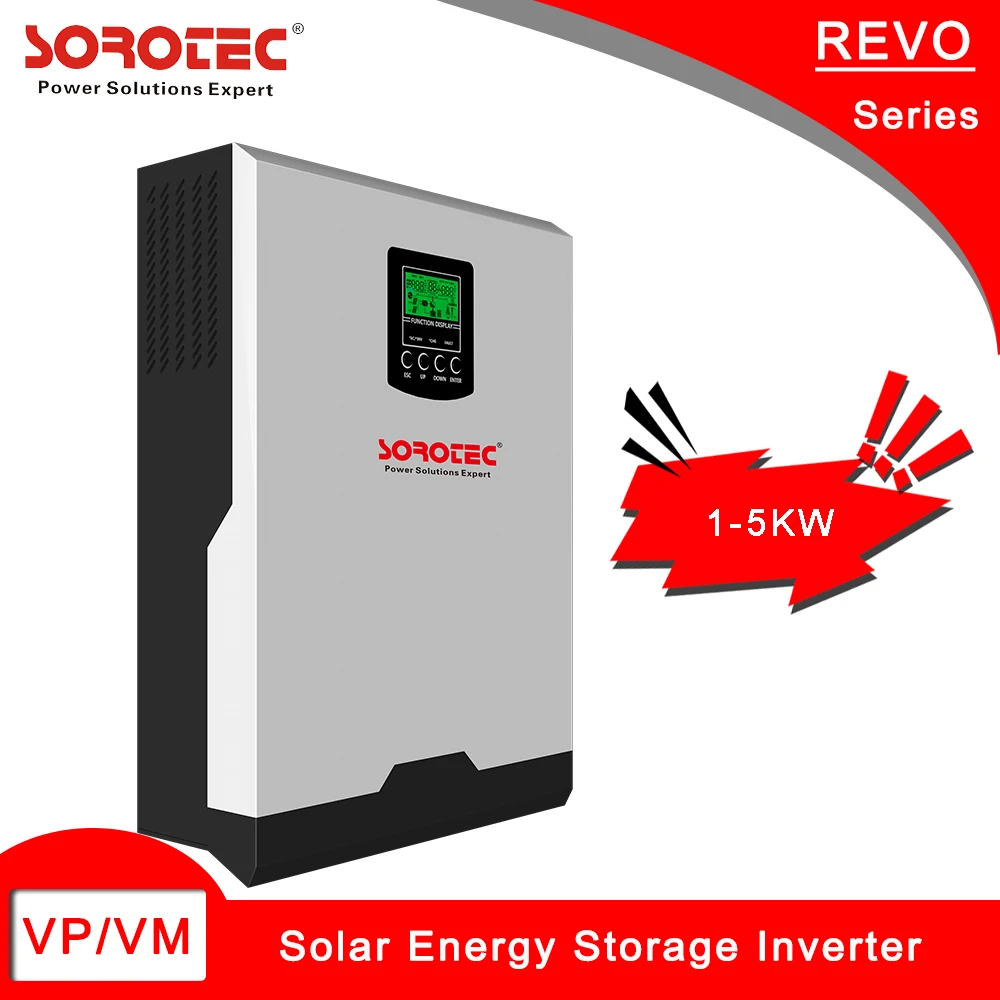  Распродажа солнечный инвертор SOROTEC REVO VP/VM series Встроенный MPPT/PWM контроллер с