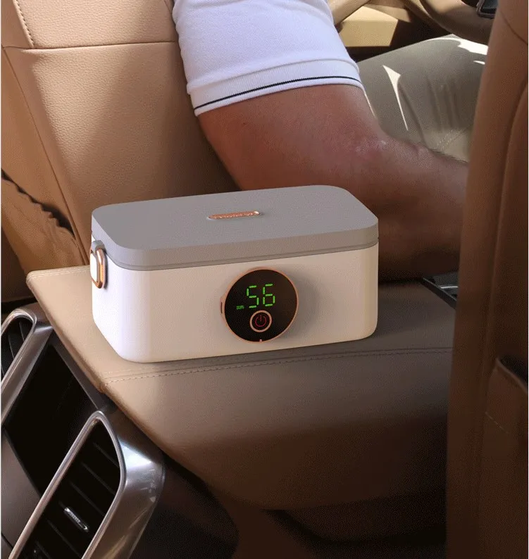 Heating Bento Warmer Food Heater Lunchbox Thermal Portable Heated Electric Lunch Box Hot Sale 110V 220V 1 05L Christmas Japanese