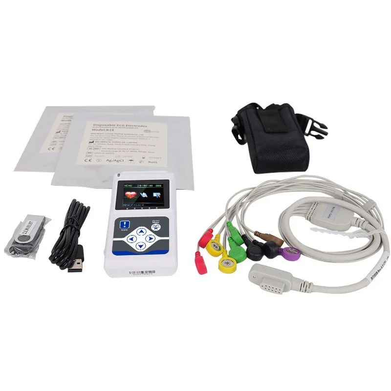 CONTC TLC5000 Cardiac Test heart attack preventice Holter Ecg With Analysis