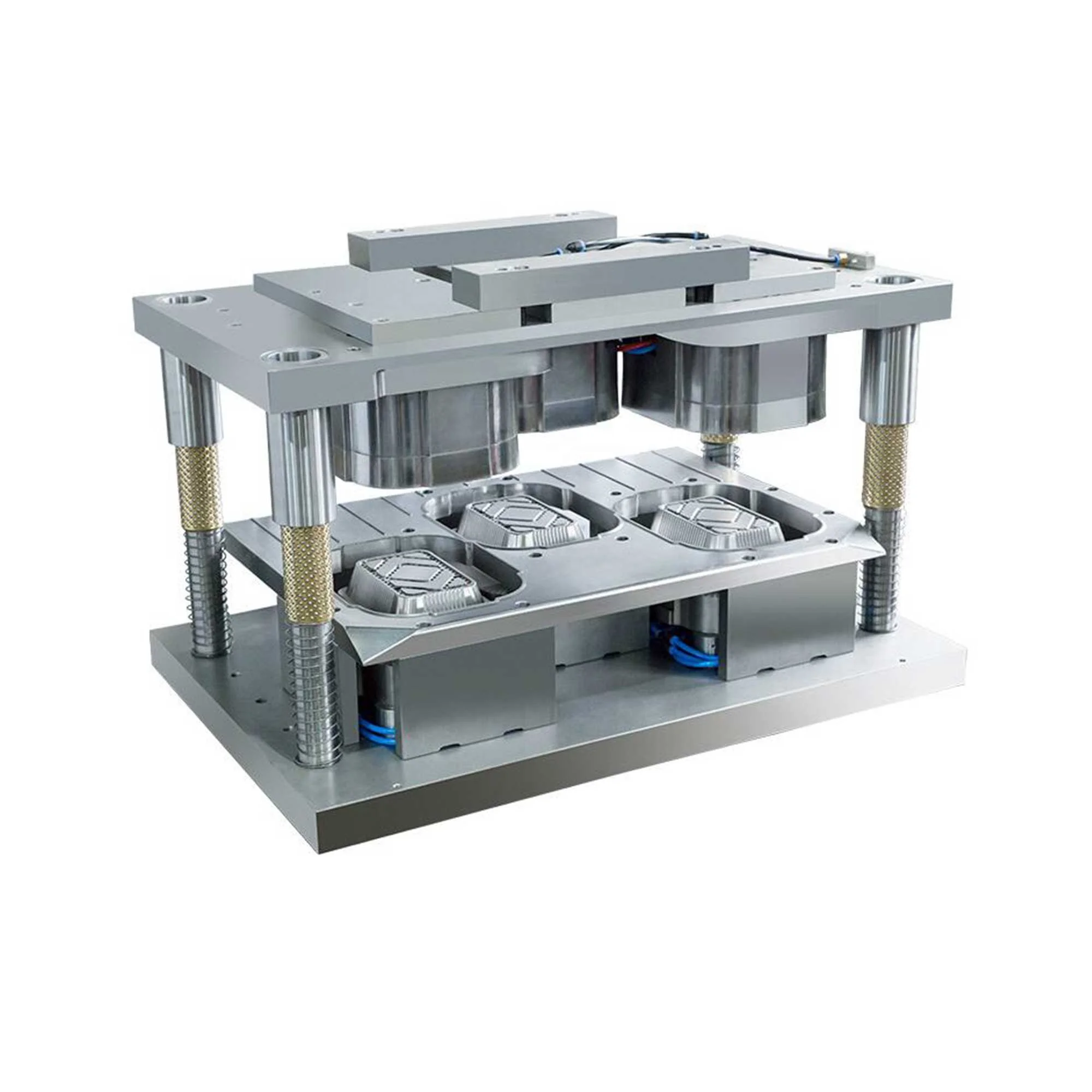 Hot sale disposable food container mould imported steel customized aluminum foil food container stamping mould