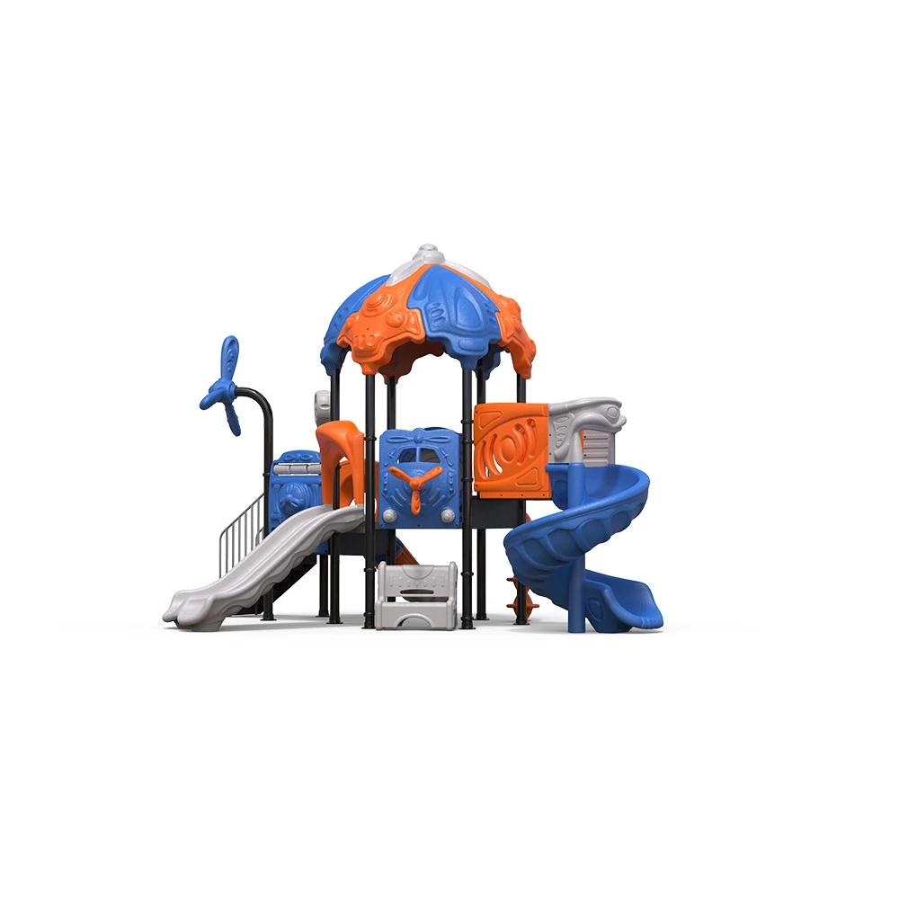 children outdoor playground equipment school climbing area slides swing set  for kids