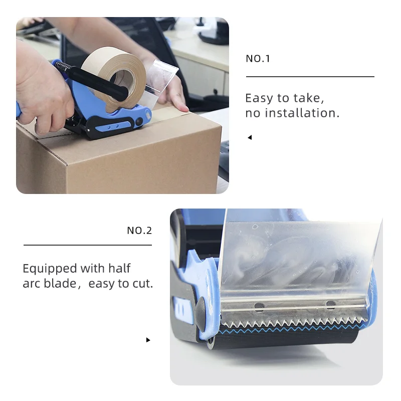 ULINEpak reinforced marsh handheld water paper tape packing dispenser
