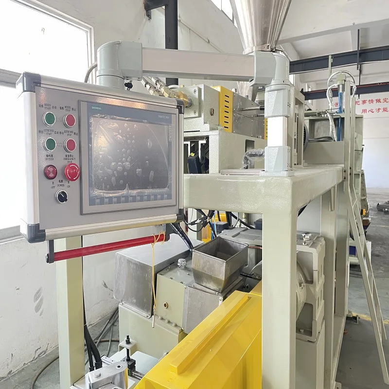 CF-110LXS continuous extruder for CaCo3 white master batch making with 500kg/h capacity