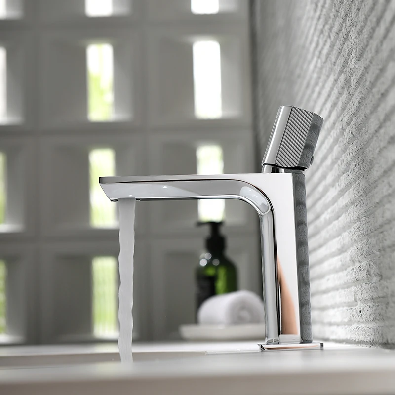 Lusa High quality One Hole Mixer Tap Deck Mount Tap Single Handle Lavatory Basin Vanity Sink Faucet Bathroom Faucet