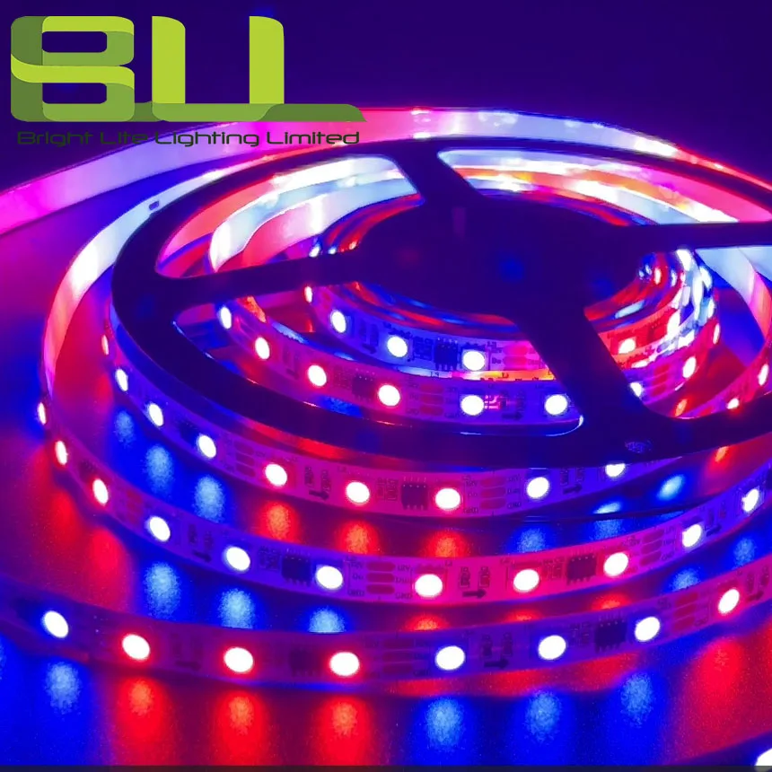 SMD5050 WS2811 IC 30 светодиод на метр RGB Обрезной водонепроницаемый IP65 пиксельный умный светодиодный светильник