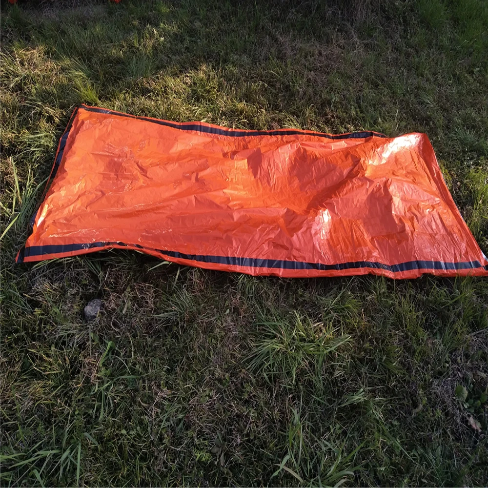 Emergency Mylar Sleeping Bag  Designed for NASA Space Exploration and Heat Retention Perfect for Survival Kits and Go-Bags