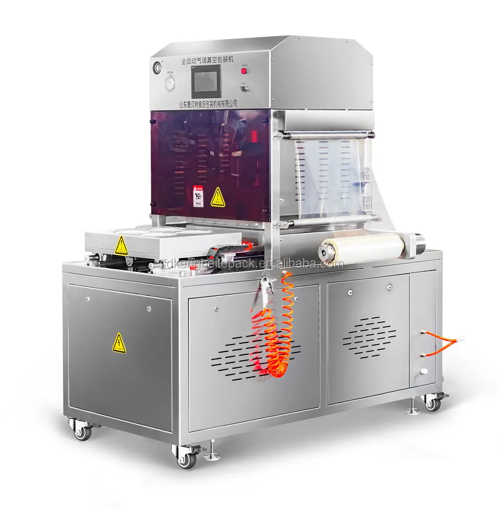 
Pita Bread Automatic Modified Atmosphere Packaging machine tray sealer 