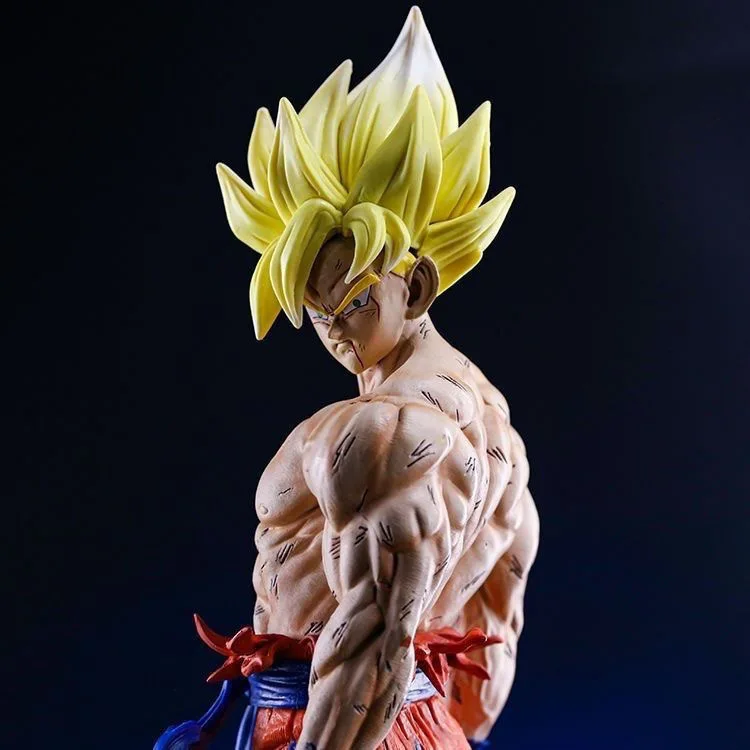 45cm Dragon Balls Goku Super Saiyan Action Figures Pvc Collectibles Statue Model Anime Figurine Dragon Balls Z Action Figures