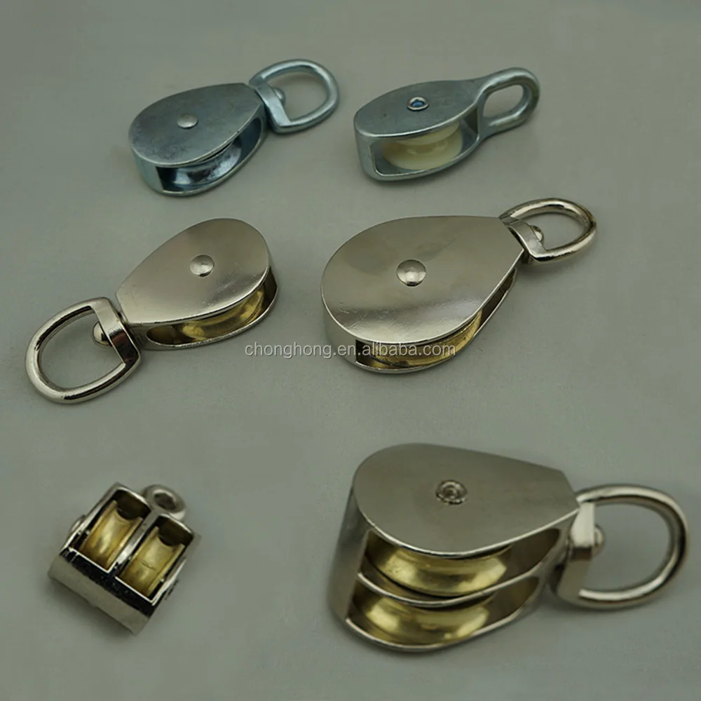 Проволочный Трос разборный блок 3/4 дюйма морской шкив из цинкового сплава Одноколесный с поворотным отверстием китайский поставщик