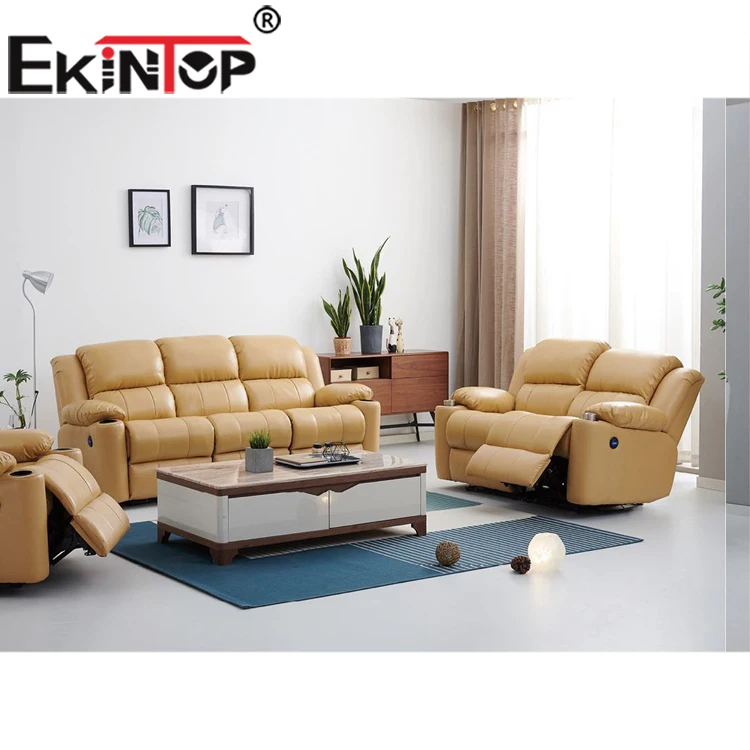 Ekintop luxury comfortable swivel sofa recliner set made in China