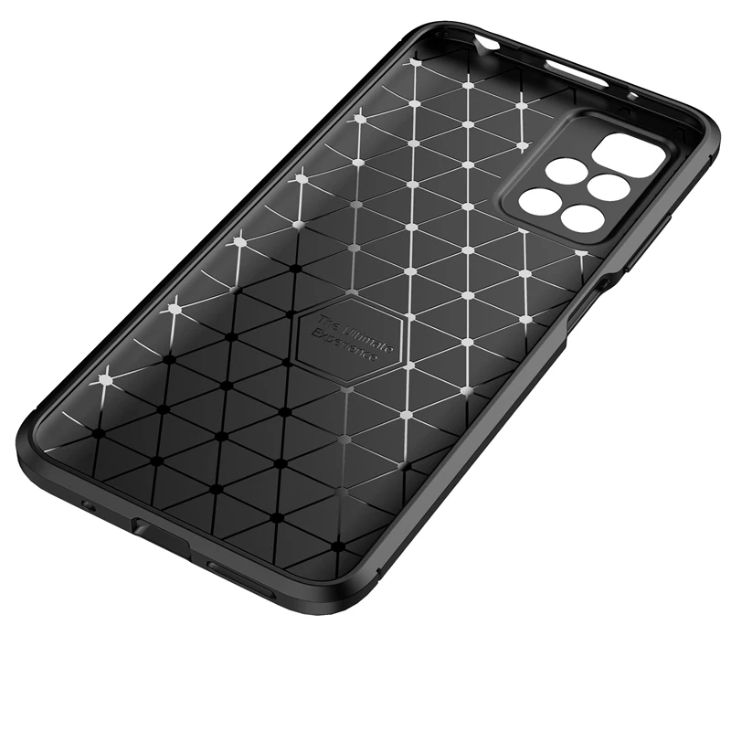 New High Quality Shockproof Real Carbon Fiber Tpu Cell Phone Case For Xiaomi Redmi 10 Note 10 Pro Max 11T Lite
