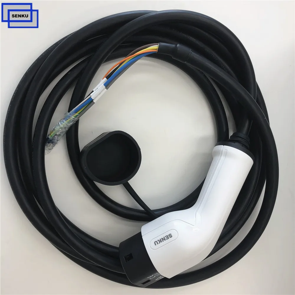 
Senku Brand iec 62196 type 2 ev plug 32A 415V AC / Brand customized support 