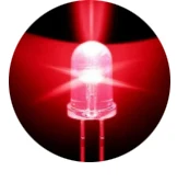 F5 5mm LED Diode Diffused White Red Yellow Blue Green White Orange Short/Long Pin