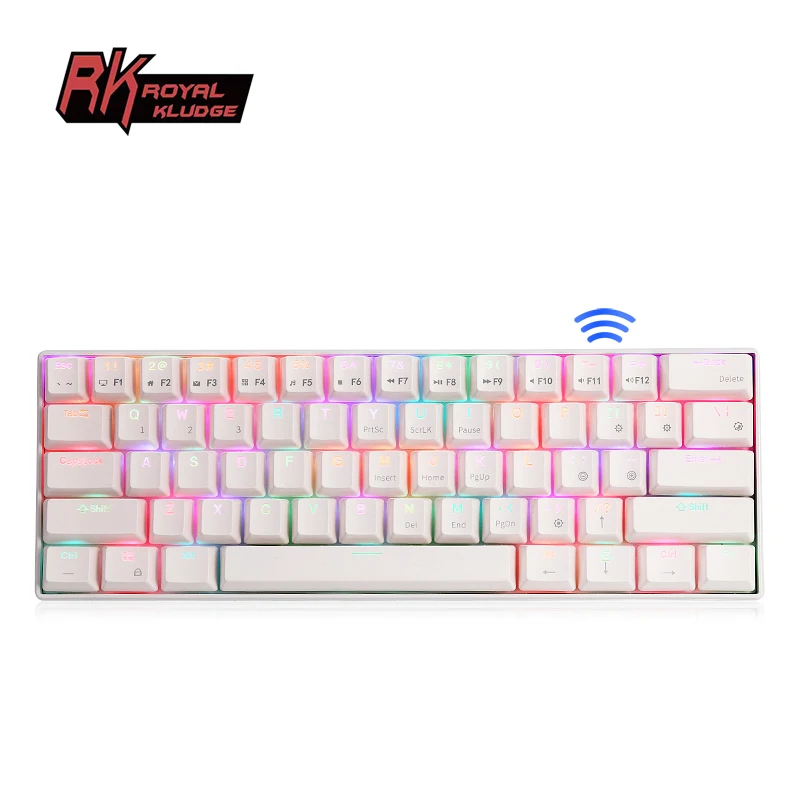  Royal Kludge rk rk61 mechanische pc computer gamer tastatur wireless klawiatura mechaniczna keyboard 60%