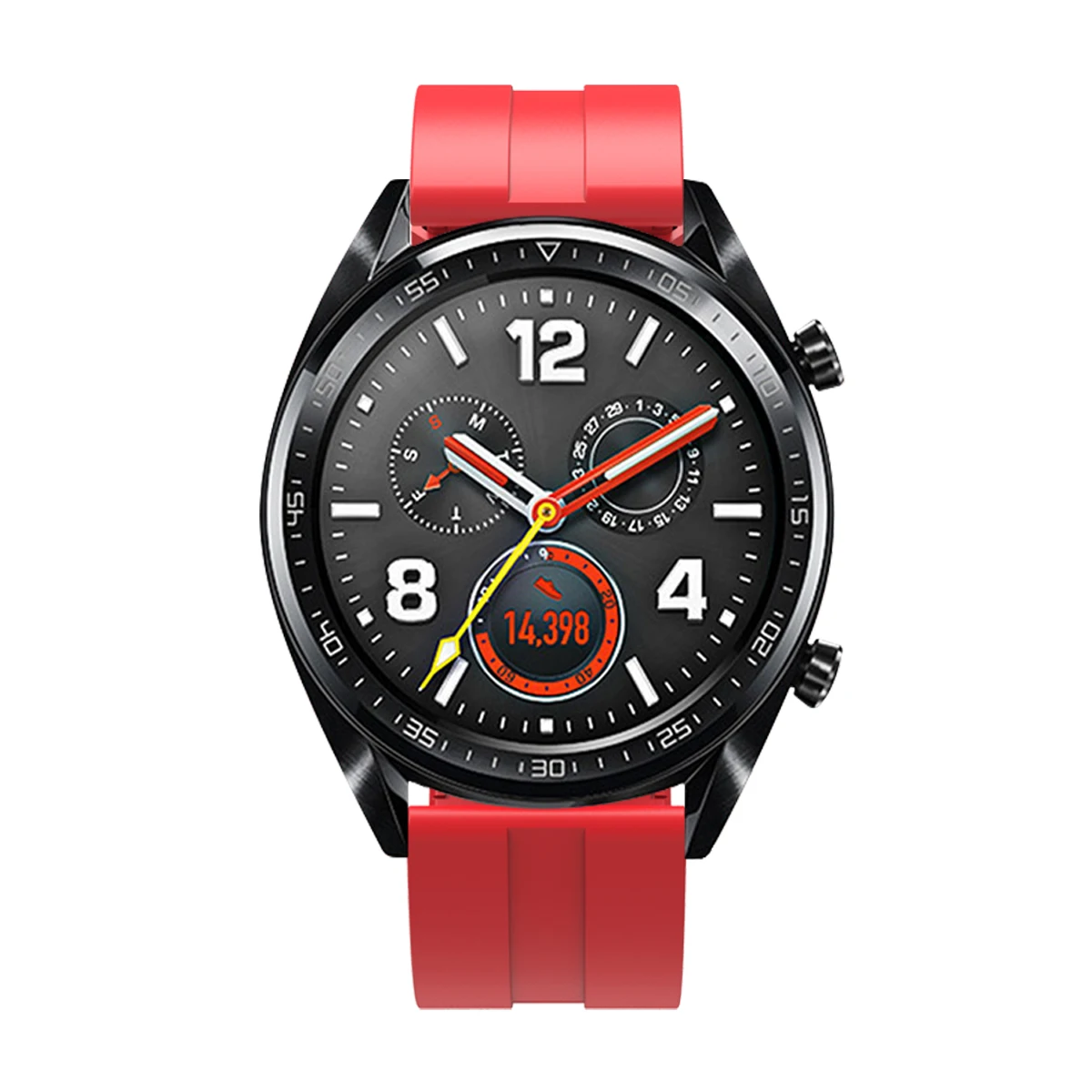Ремешок силиконовый Diliberto 20/22 мм для часов HUAWEI Watch GT 2 46 мм/GT Active мм/HONOR 42 LF26 DT78 P8 SG2 L8