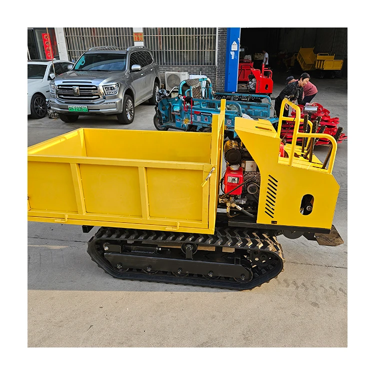 Good agricultural helper: tracked dump truck, easy to transport agricultural products and agricultural supplies!!Load 1500kg