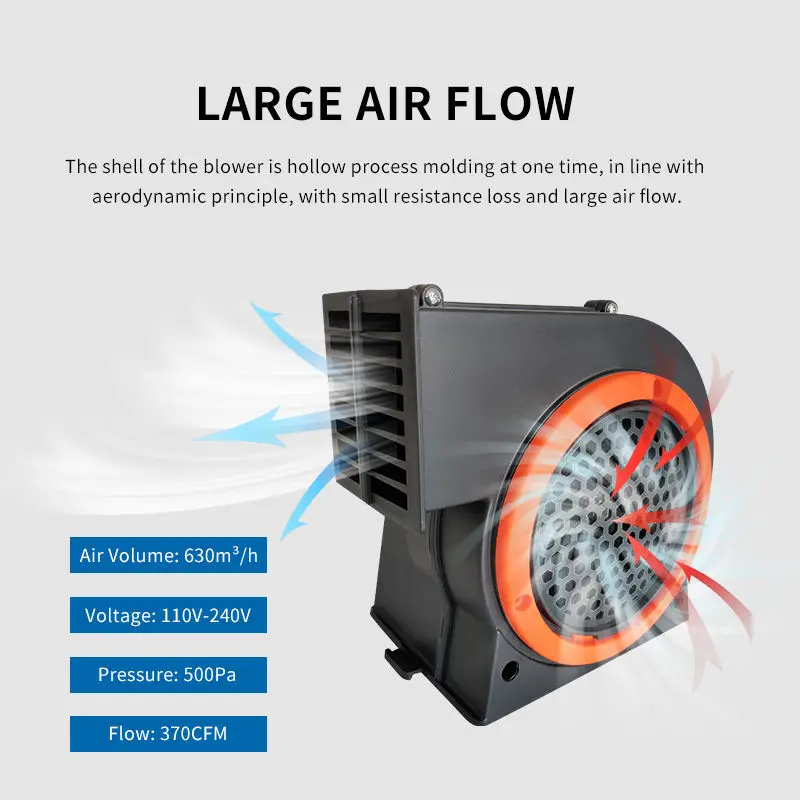High performance best selling profession low noise electric inflation air blower for inflatables