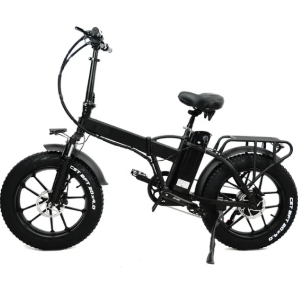 Cheap Price Folding Ebike 48V 750W 20 Inch Fat Tire Electric Bike 48V 17Ah 7 Speed Foldable Electric Bike