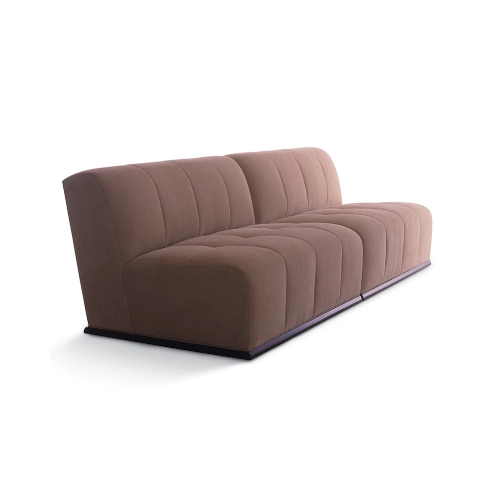 Creation Hotel Lobby Furniture Movable Combination Diamond Square Two Seat Fabric Sofa For Hotel