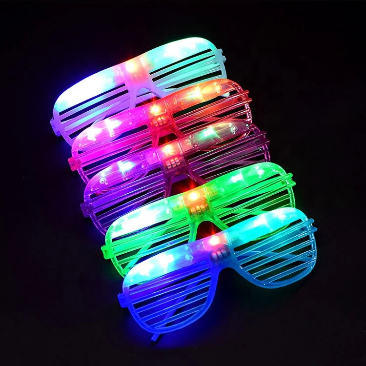 Glow Party Glasses Light Up Led Glasses Neon Party Favors Sunglasses For Kids Adults Birthday Christmas