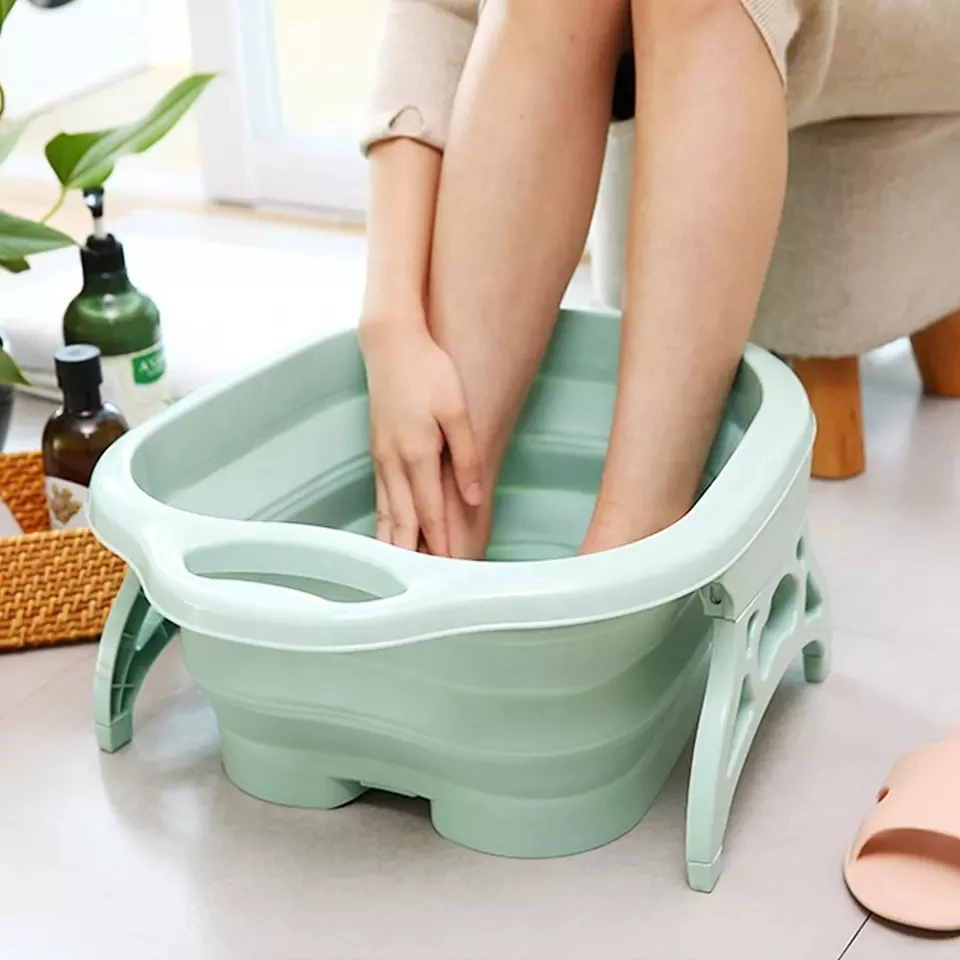 Wholesale Foot Care Salon Foot Bath Massage Foot Spa Soaking Pedicure Foldable Basins